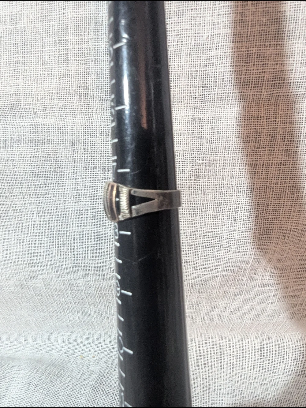 Men's Two-Tone Sterling Silver and Copper Signet Pinky Ring